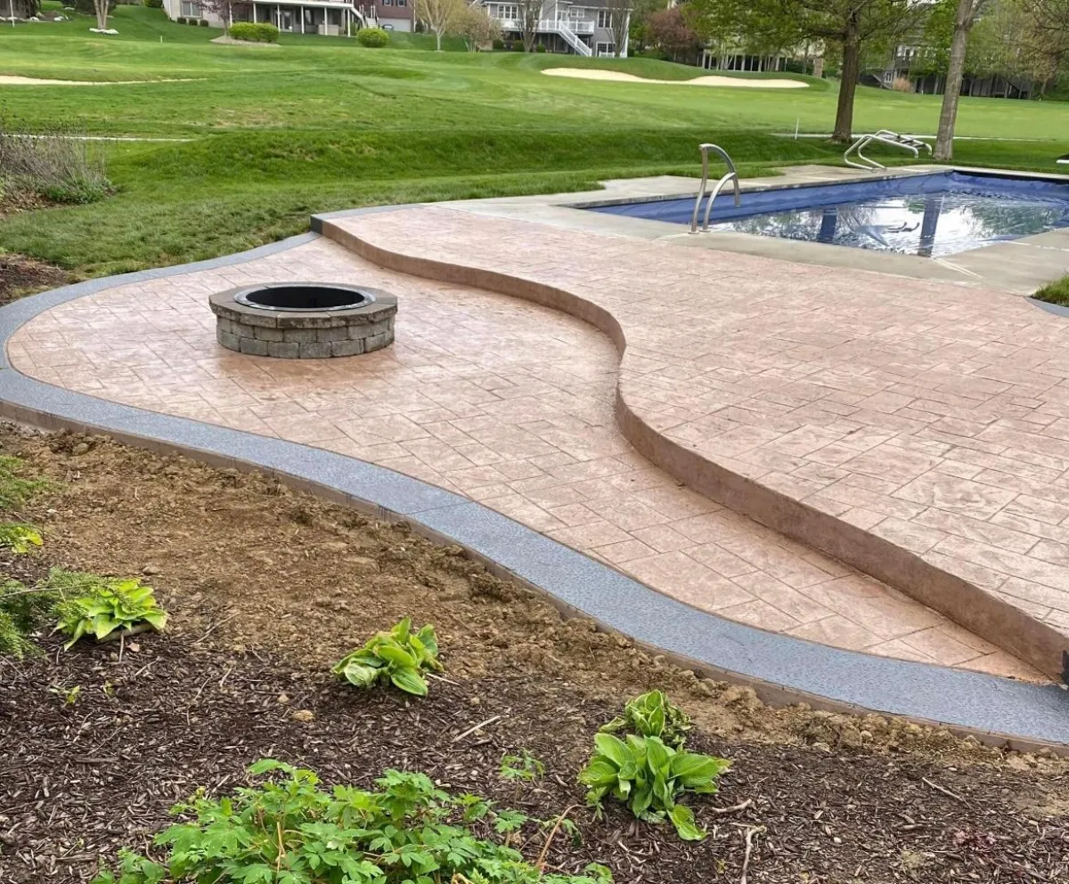 Stamped concrete