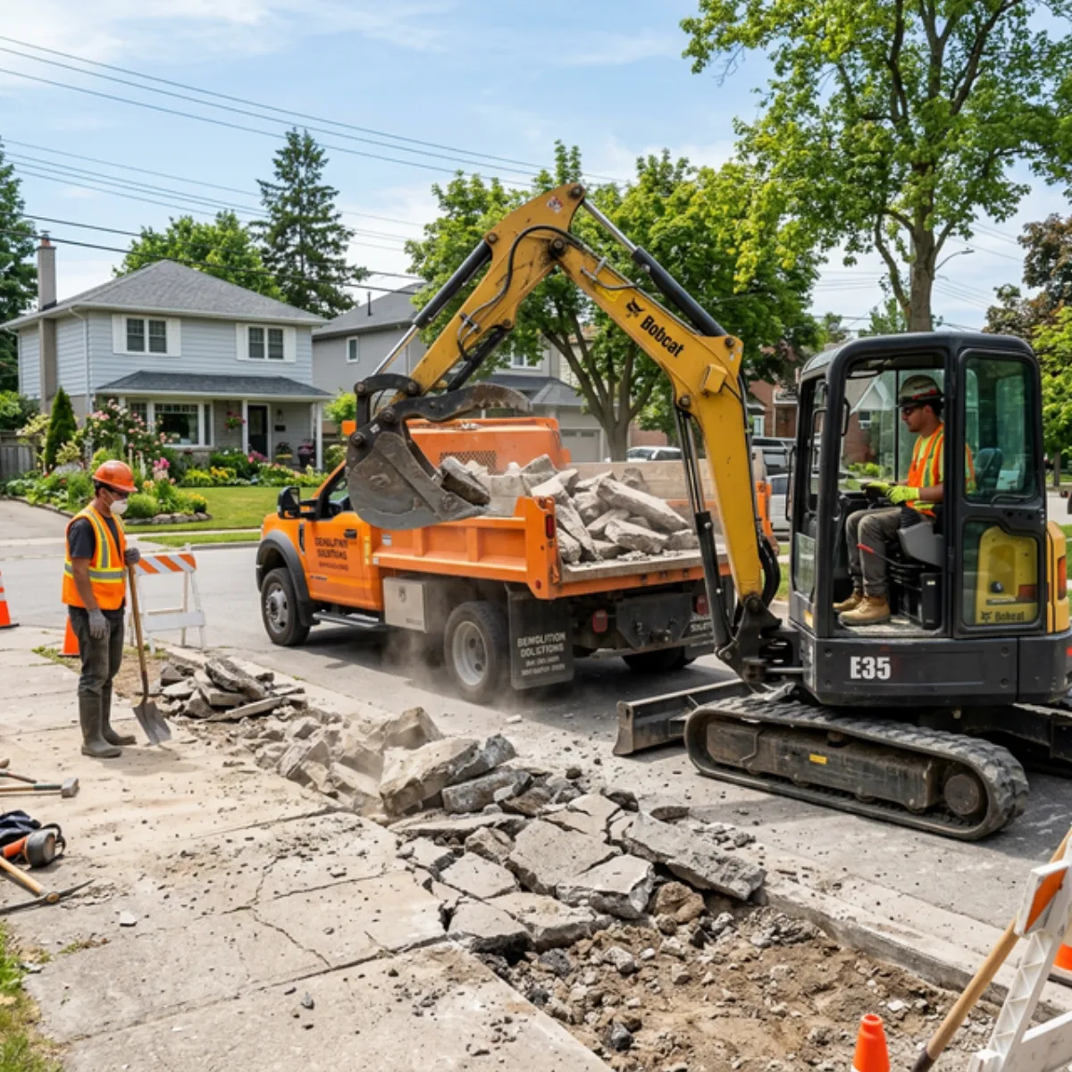Concrete demolition
