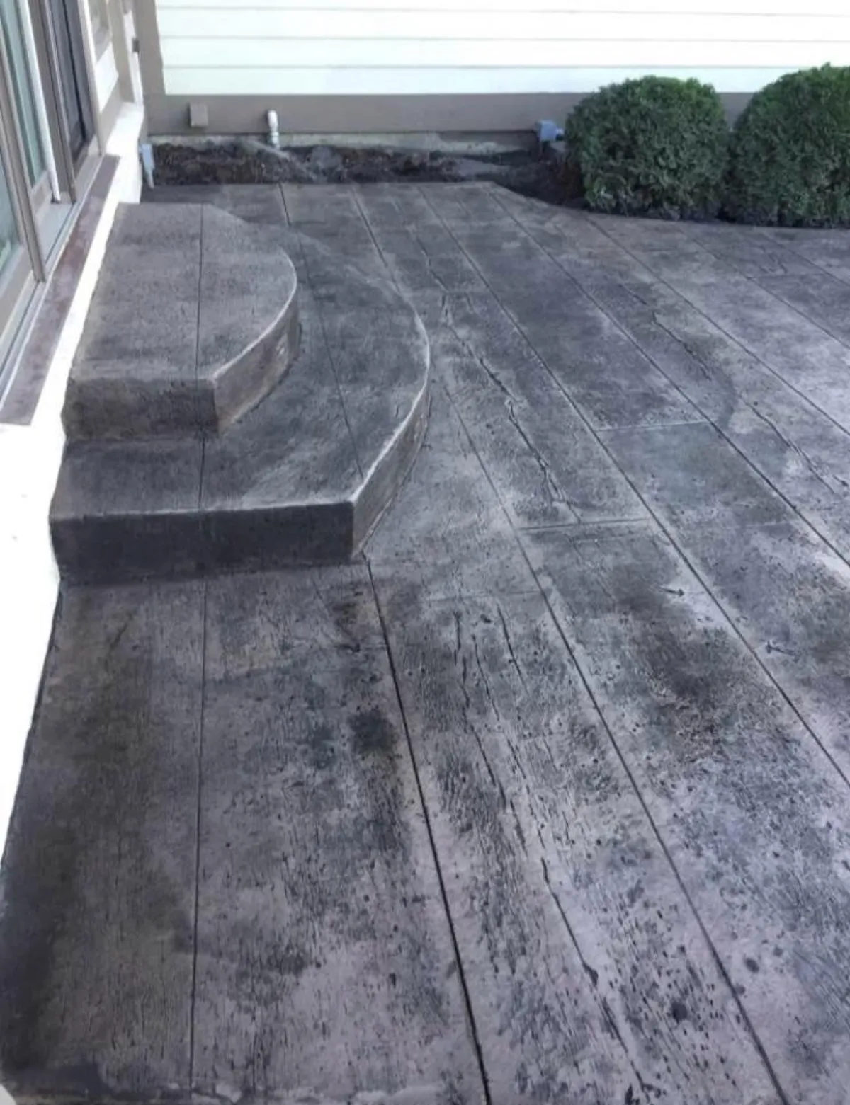 Stamped concrete