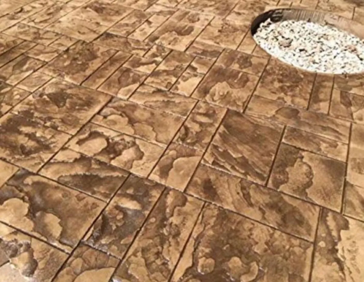 Stamped concrete